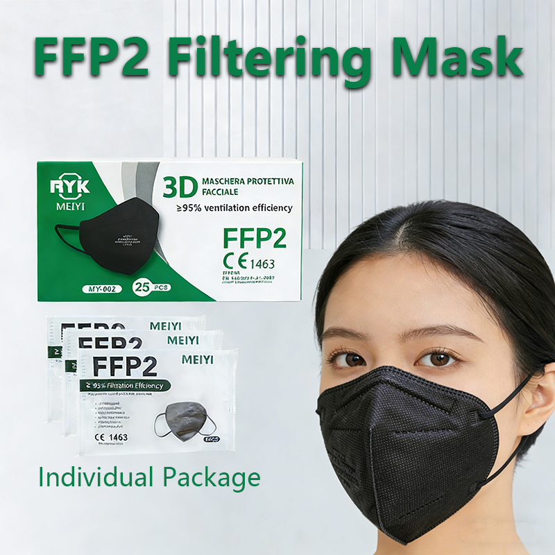 25/50PCS FFP2 CE Masks Safety  - Anti Pollution Mask ulasan dan harga