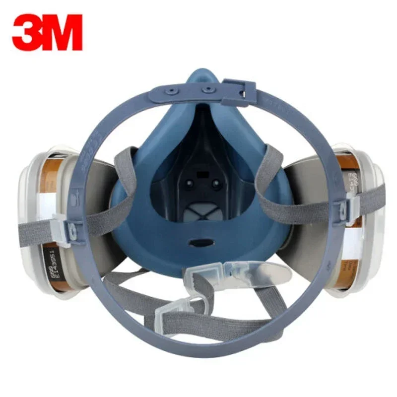 3M 7502 Respirator Mask  Prote - Dust Mask Construction ulasan dan harga